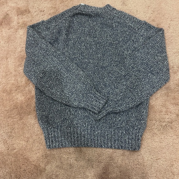 NWT Polo Ralph Lauren Logo Intarsia Pullover in Denim Marl - Small - Picture 8 of 8